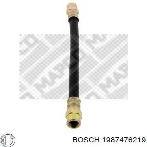 Шланг гальмівний задній, лівий Bosch 1987476219 ціна, від 4.27 USD