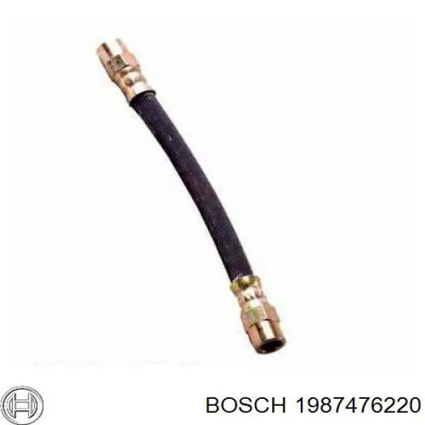 Шланг гальмівний задній 1987476220 Bosch