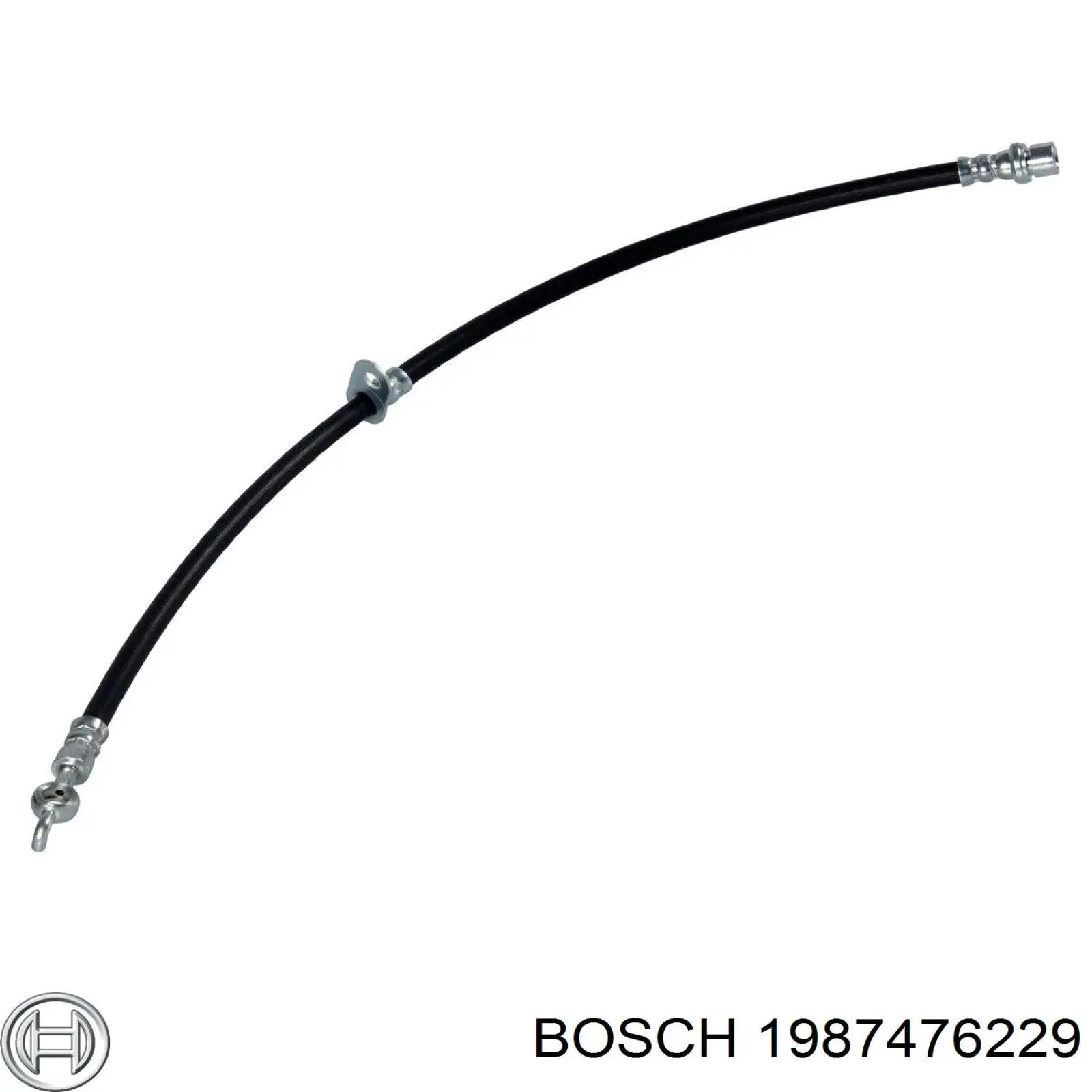 Шланг гальмівний задній, правий Bosch 1987476229 ціна, від 20.58 USD