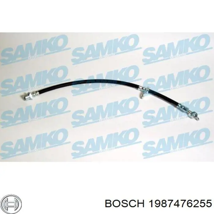 Купити 1987476255 Bosch Шланг гальмівний передній, правий