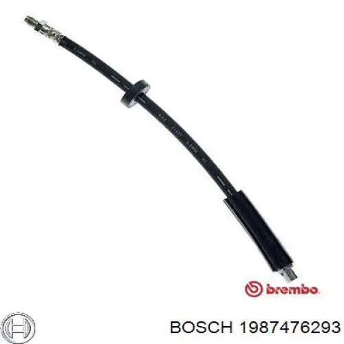 1987476293 Bosch Шланг гальмівний задній