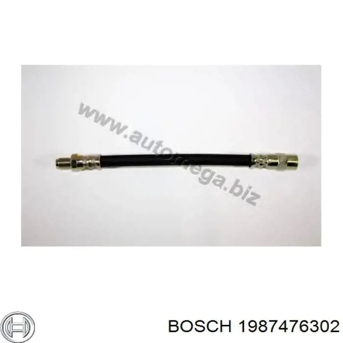 Шланг гальмівний задній Bosch 1987476302 ціна, від 4.56 USD
