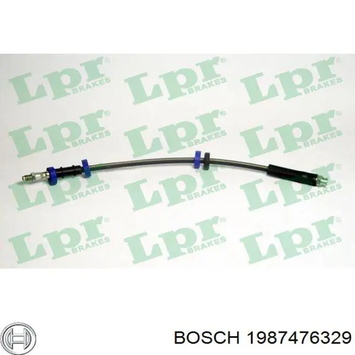 1987476329 Bosch Гнучка гальмівна трубка передня