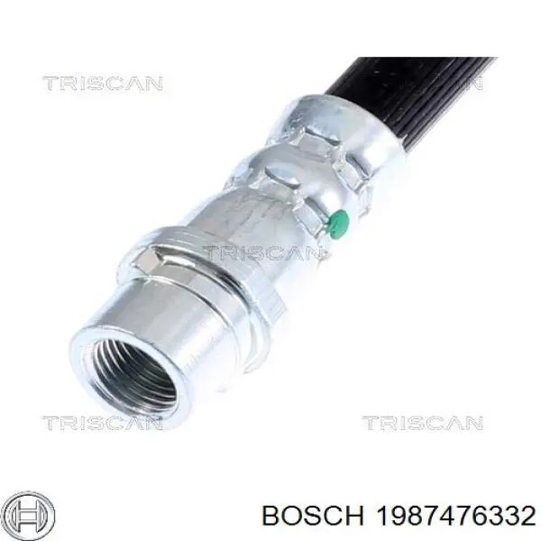 Купити 1987476332 Bosch Шланг гальмівний задній