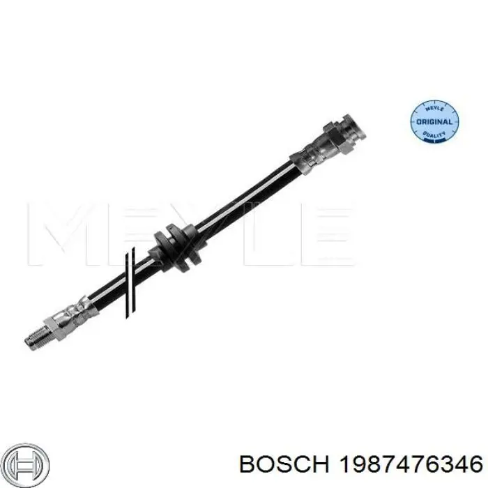 1987476346 Bosch Гнучка гальмівна трубка передня