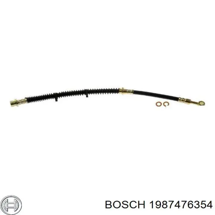 Шланг гальмівний передній Bosch 1987476354 ціна, від 17.77 USD