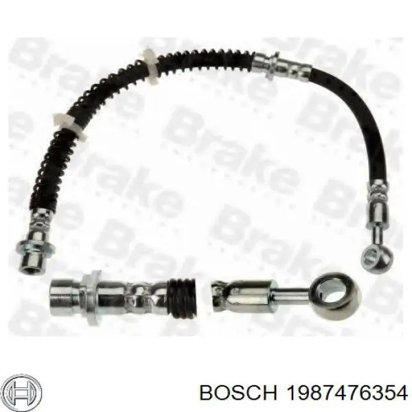 Купити 1987476354 Bosch Гальмівні шланги передні