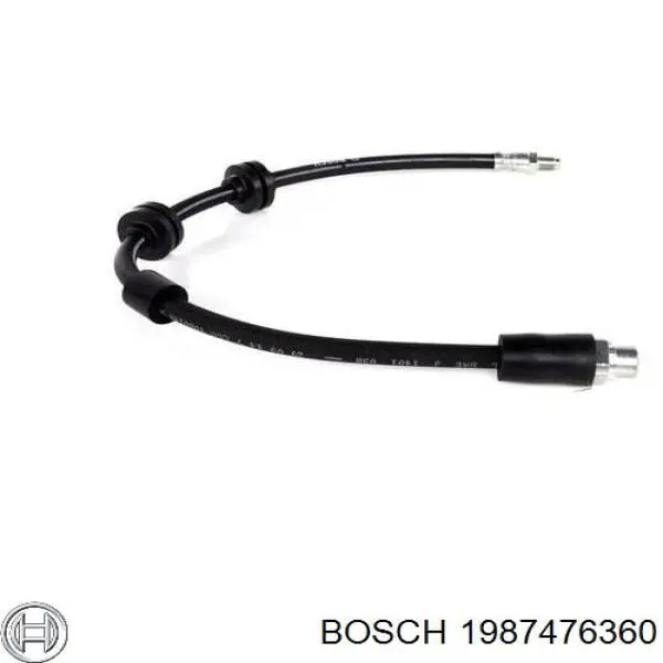 Шланг гальмівний передній Bosch 1987476360 ціна, від 17.82 USD