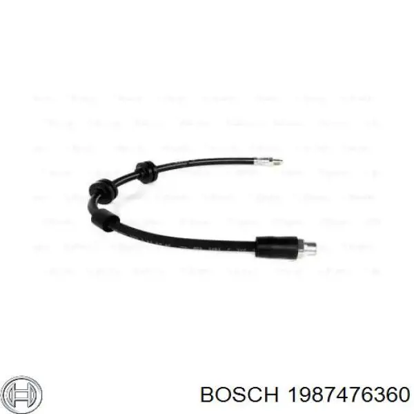 1987476360 Bosch Гнучка гальмівна трубка передня