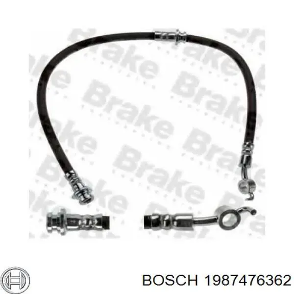 Шланг гальмівний передній, правий 1987476362 Bosch