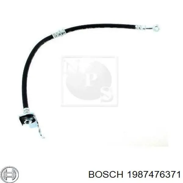 Шланг гальмівний передній, правий Bosch 1987476371 ціна, від 13.16 USD
