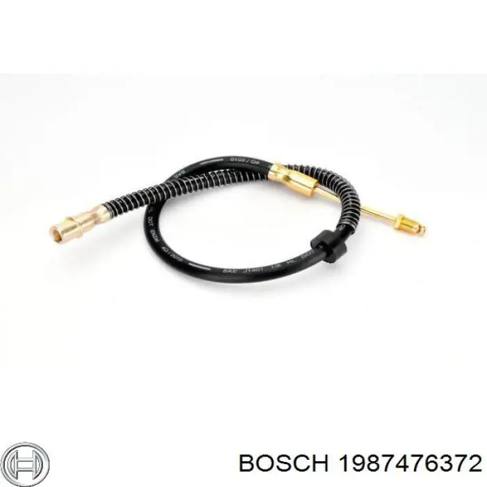 Шланг гальмівний задній, лівий 1987476372 Bosch