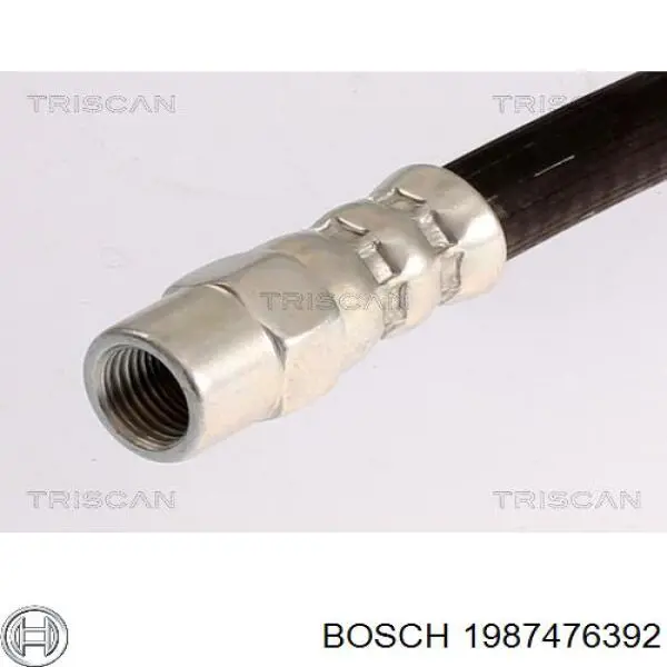 1987476392 Bosch Гнучка гальмівна трубка передня