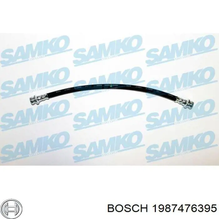 Шланг гальмівний задній K&K FT0074 ціна, від 8.54 USD
