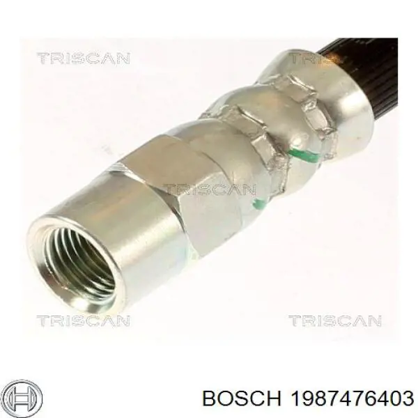 1987476403 Bosch Шланг гальмівний задній