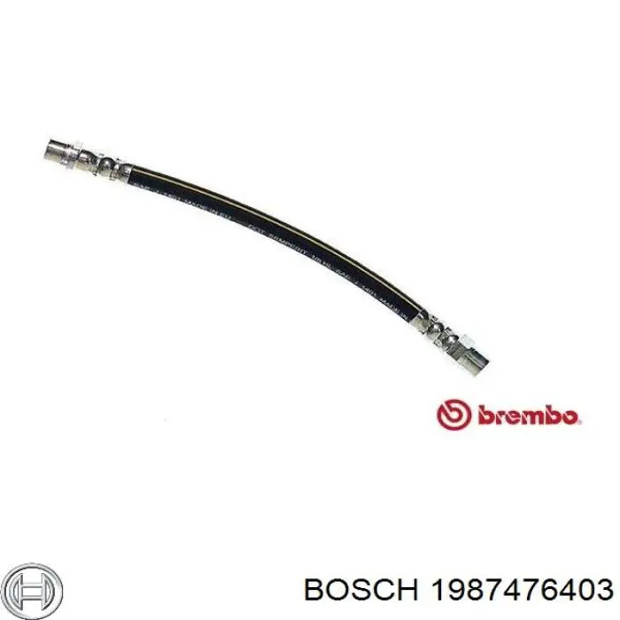 Купити 1987476403 Bosch Шланг гальмівний задній