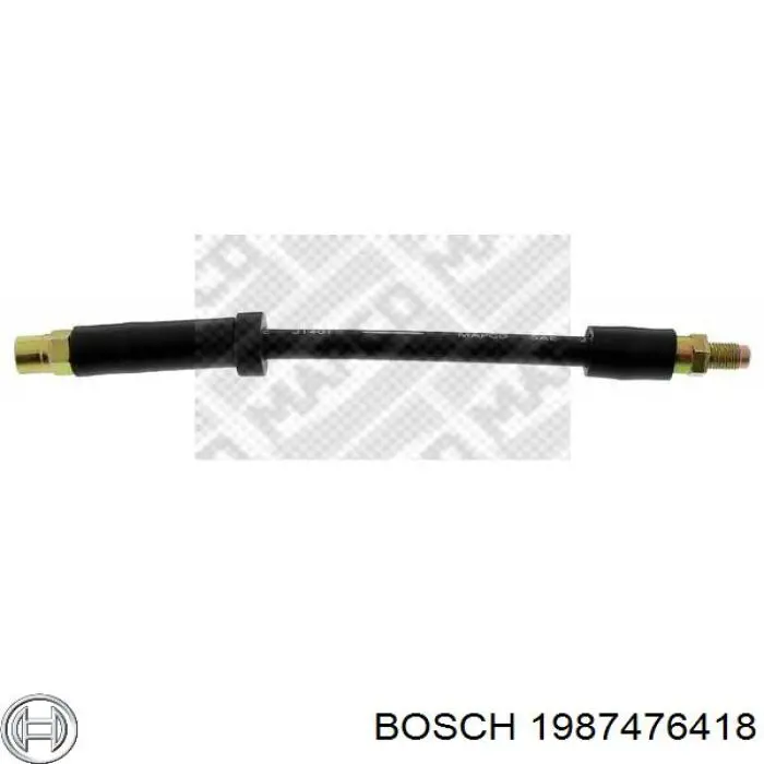 1987476418 Bosch шланг гальмівний задній