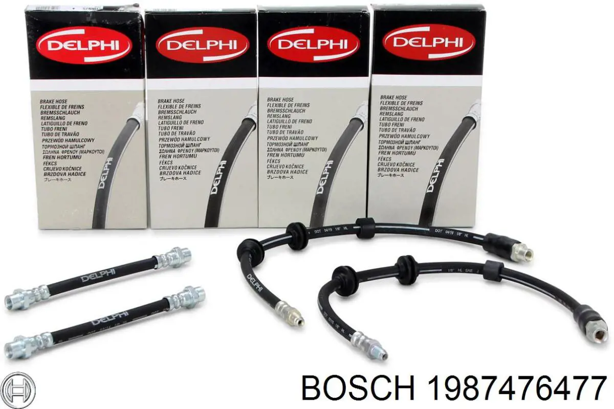 Шланг гальмівний задній 1987476477 Bosch