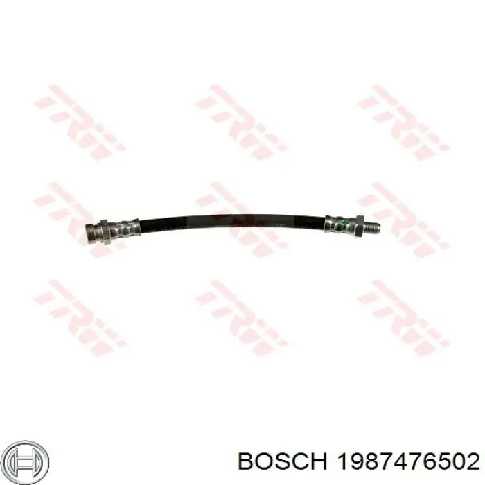 1987476502 Bosch Гнучка гальмівна трубка передня