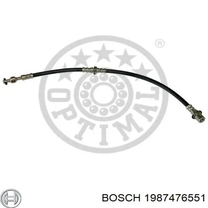 Шланг гальмівний передній, лівий 1987476551 Bosch