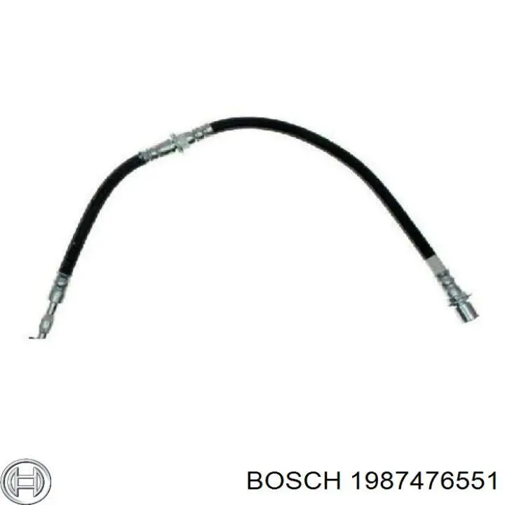 Шланг гальмівний передній, лівий Bosch 1987476551 ціна, від 10.77 USD