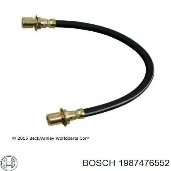 Шланг гальмівний задній Bosch 1987476552 ціна, від 6.73 USD