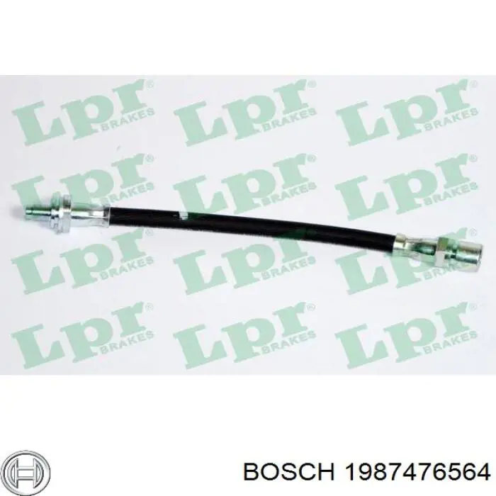 1987476564 Bosch Шланг гальмівний задній