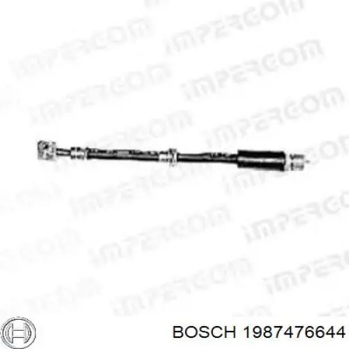 Шланг гальмівний передній Bosch 1987476644 ціна, від 10.40 USD