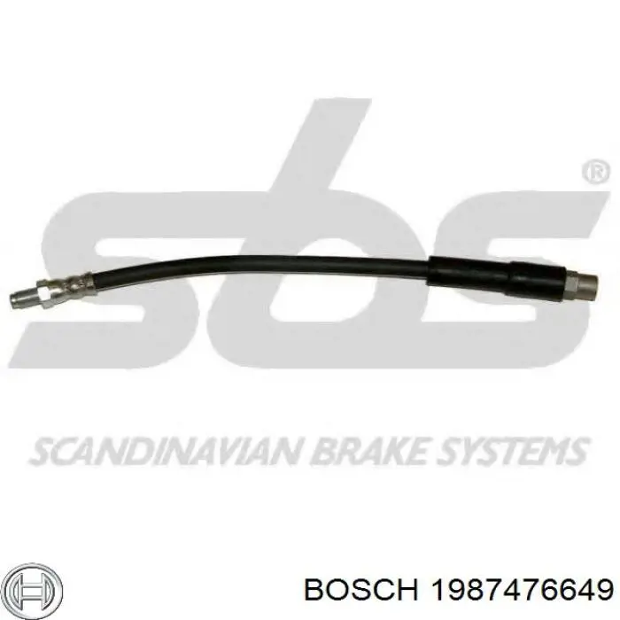 1987476649 Bosch Шланг гальмівний задній