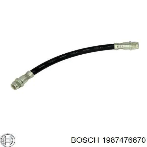 Шланг гальмівний задній Bosch 1987476670 ціна, від 8.21 USD