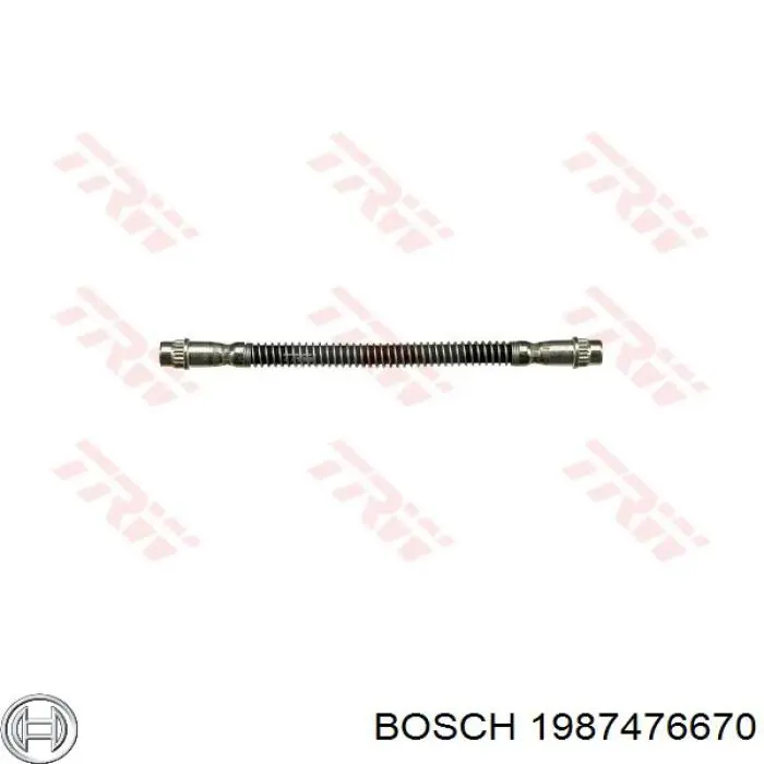 1987476670 Bosch Шланг гальмівний задній
