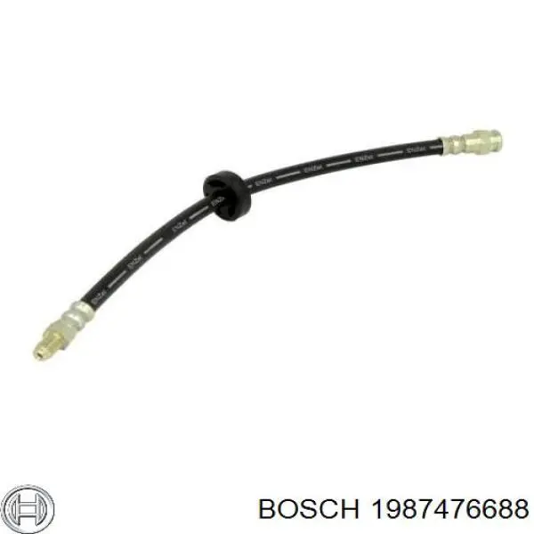 1987476688 Bosch Гнучка гальмівна трубка