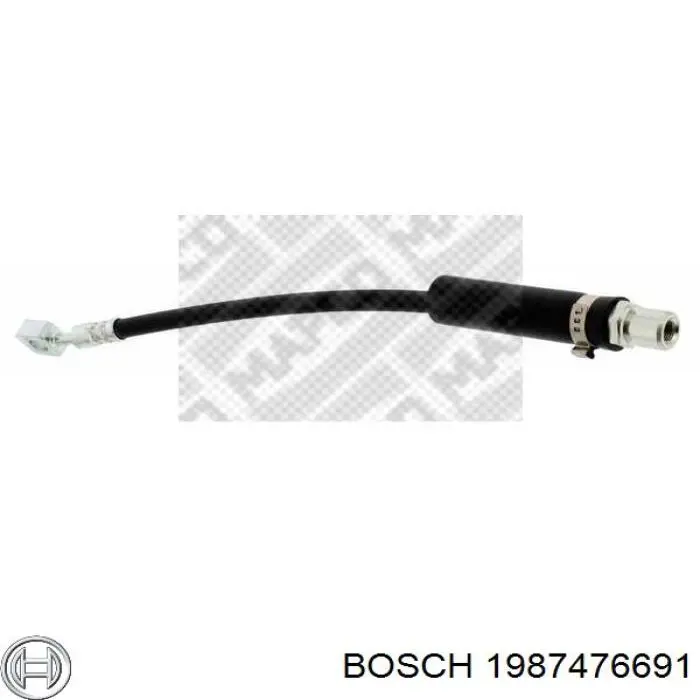 1987476691 Bosch Гнучка гальмівна трубка передня