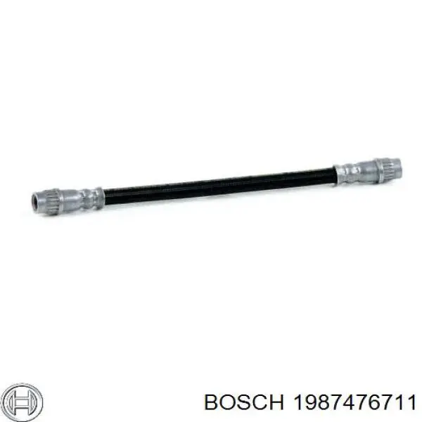 Шланг гальмівний передній, правий 1987476711 Bosch