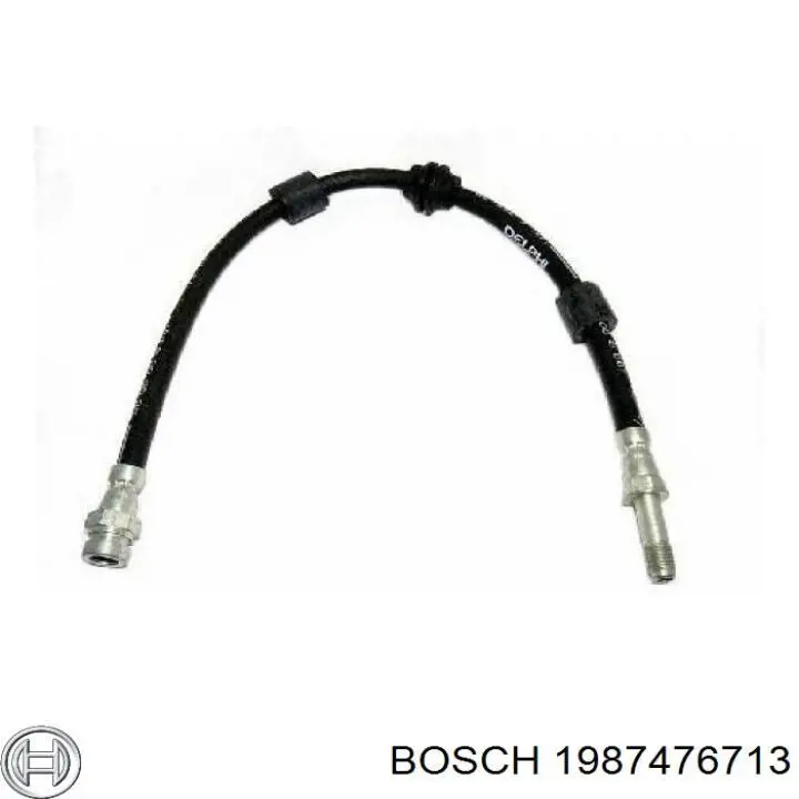 Шланг гальмівний передній Bosch 1987476713 ціна, від 6.00 USD