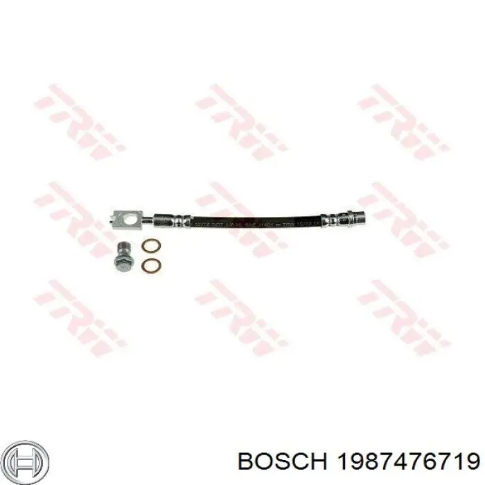 1987476719 Bosch Шланг гальмівний задній