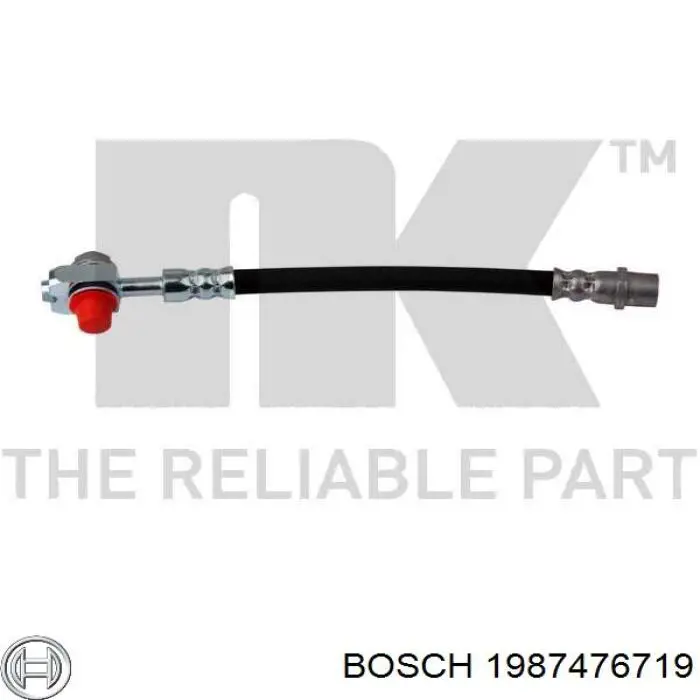 Гнучка гальмівна трубка задня Bosch 1987476719