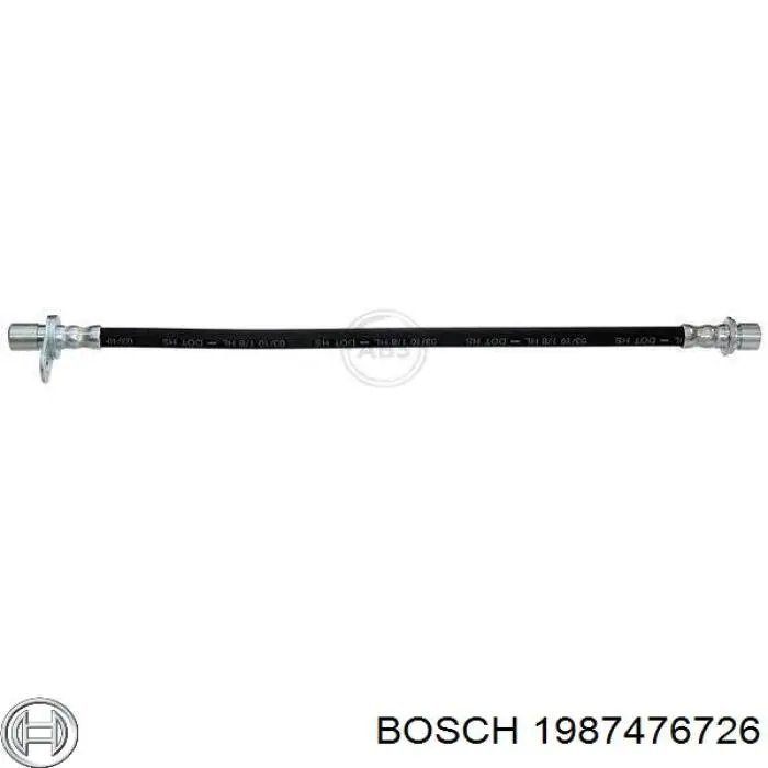 Шланг гальмівний задній, правий Bosch 1987476726 ціна, від 11.26 USD