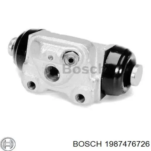 Купити 1987476726 Bosch Шланг гальмівний задній, правий