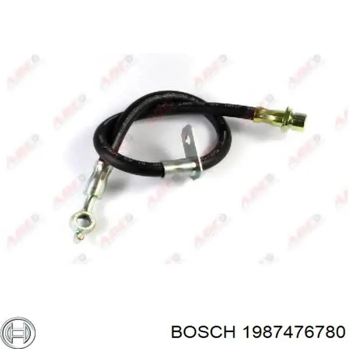 Шланг гальмівний передній, правий 1987476780 Bosch