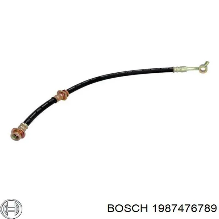 Купити 1987476789 Bosch Шланг гальмівний передній, правий