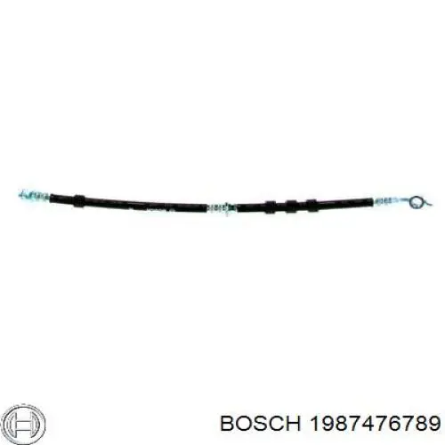 1987476789 Bosch шланг гальмівний передній, правий