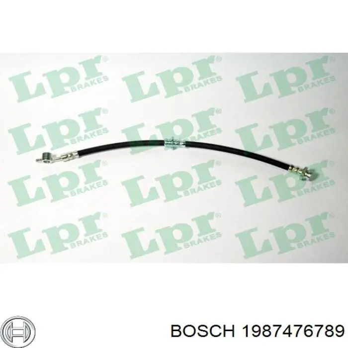 Шланг гальмівний передній, правий 1987476789 Bosch