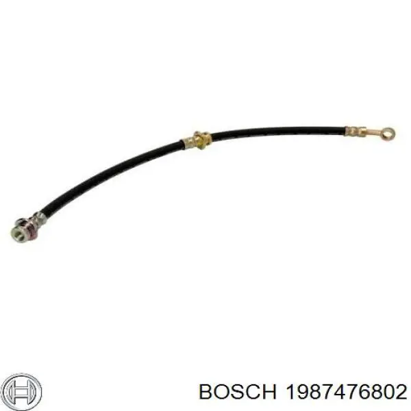 Шланг гальмівний передній, лівий Bosch 1987476802