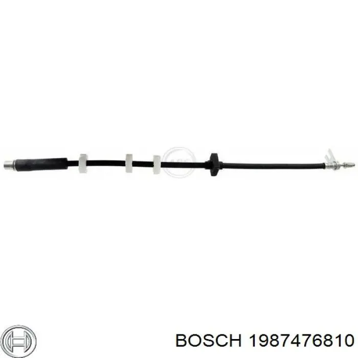 1987476810 Bosch Шланг гальмівний передній, правий