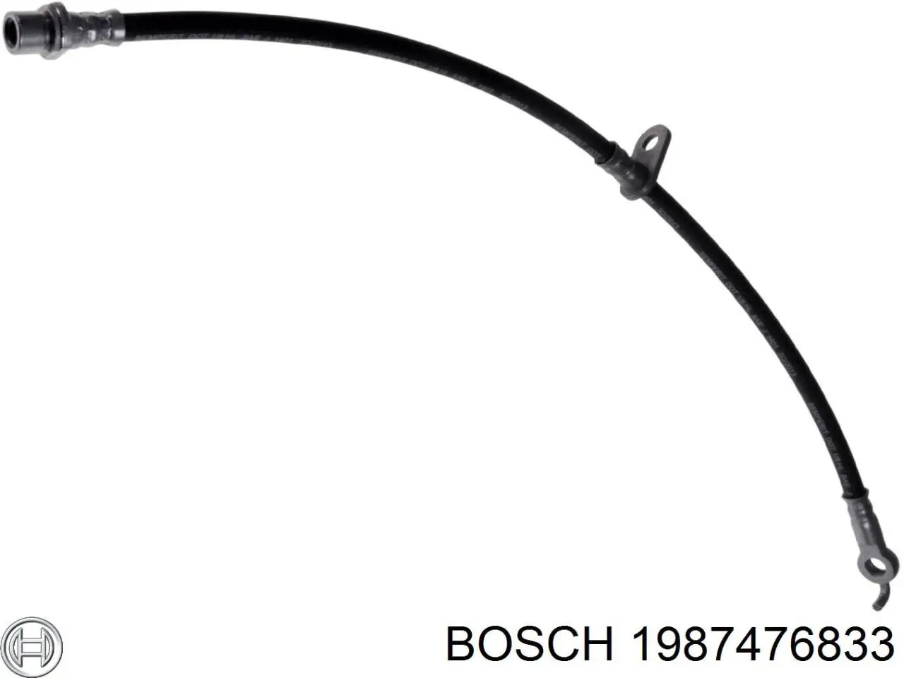 1987476833 Bosch шланг гальмівний передній, правий