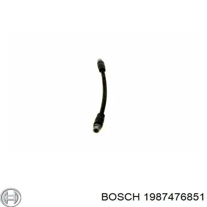 Шланг гальмівний передній Bosch 1987476851 ціна, від 7.83 USD