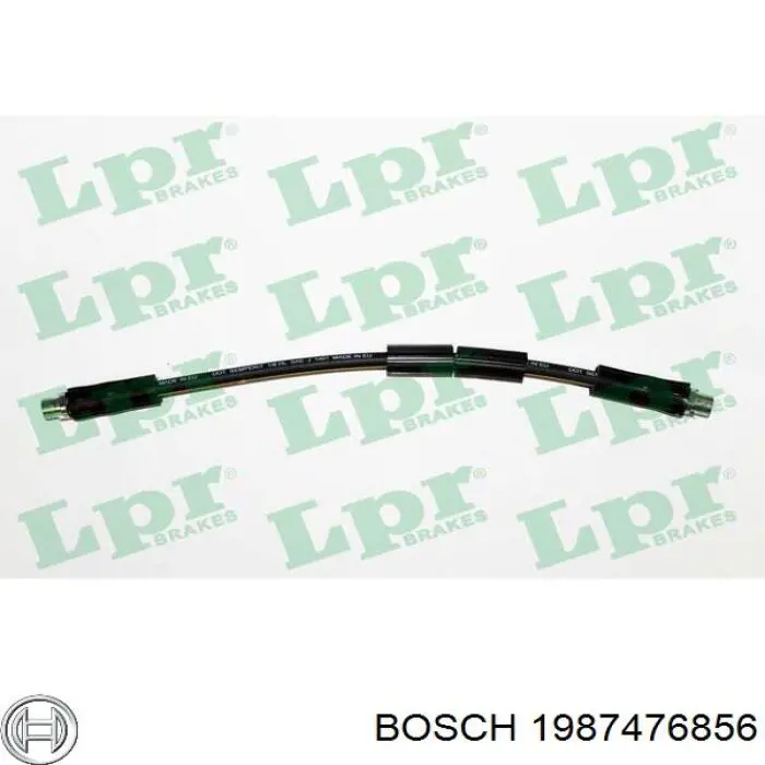 Шланг гальмівний передній Bosch 1987476856 ціна, від 12.65 USD