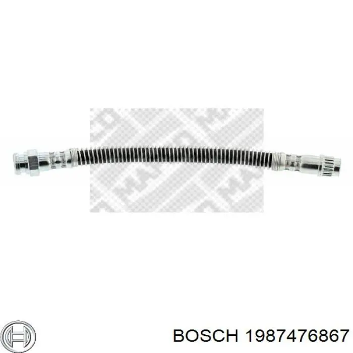 Шланг гальмівний задній Bosch 1987476867 ціна, від 6.02 USD
