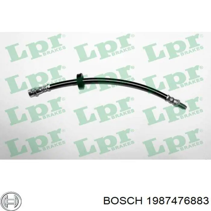 1987476883 Bosch Шланг гальмівний задній